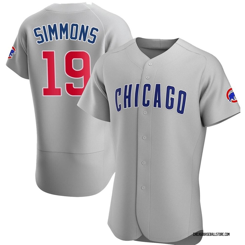Andrelton Simmons Chicago Cubs Men's Royal Backer T-Shirt 