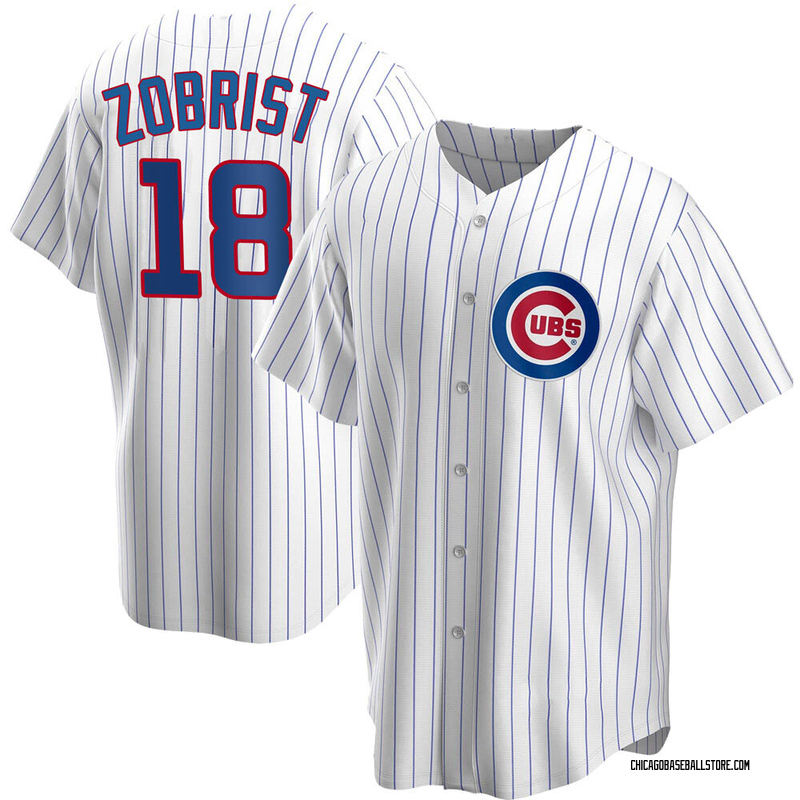 Ben Zobrist Youth Chicago Cubs Home Jersey - White Replica