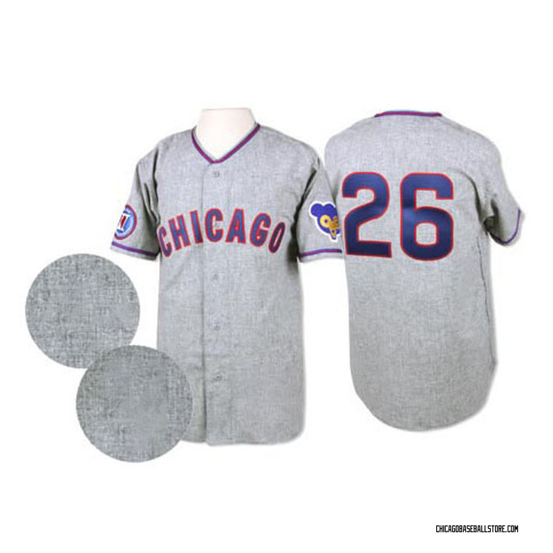 chicago cubs grey jersey
