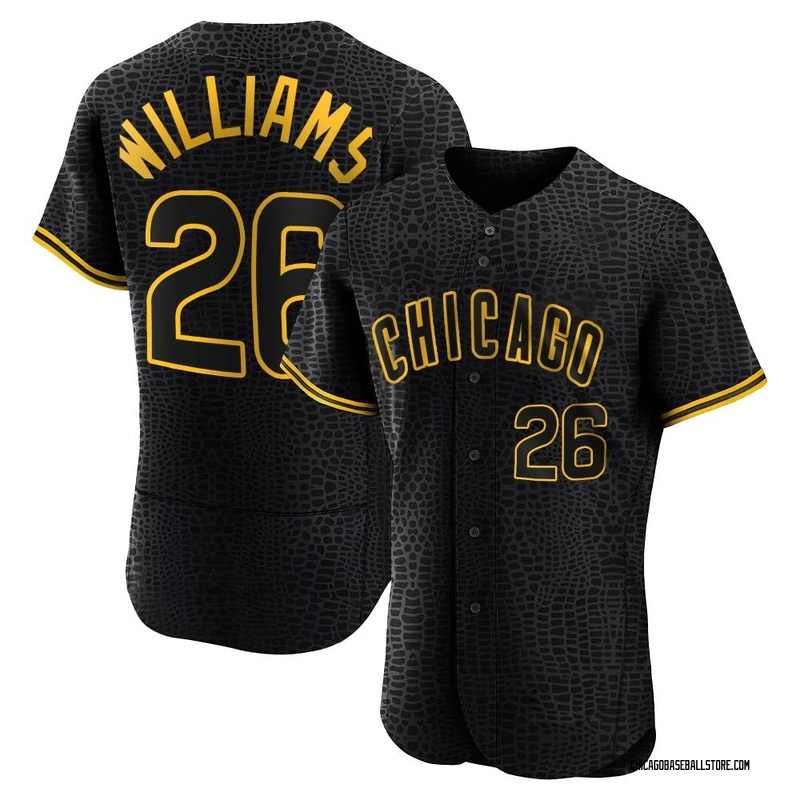 Men's Mitchell and Ness Chicago Cubs #26 Billy Williams Authentic Cream  1969 Throwback MLB Jersey