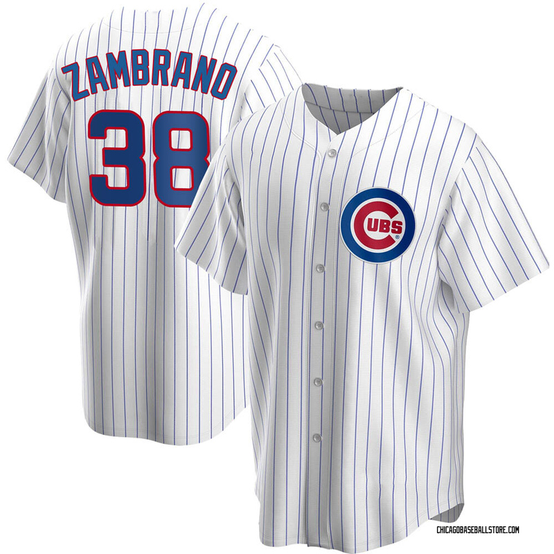 Carlos Zambrano Men's Chicago Cubs Home Jersey - White Replica