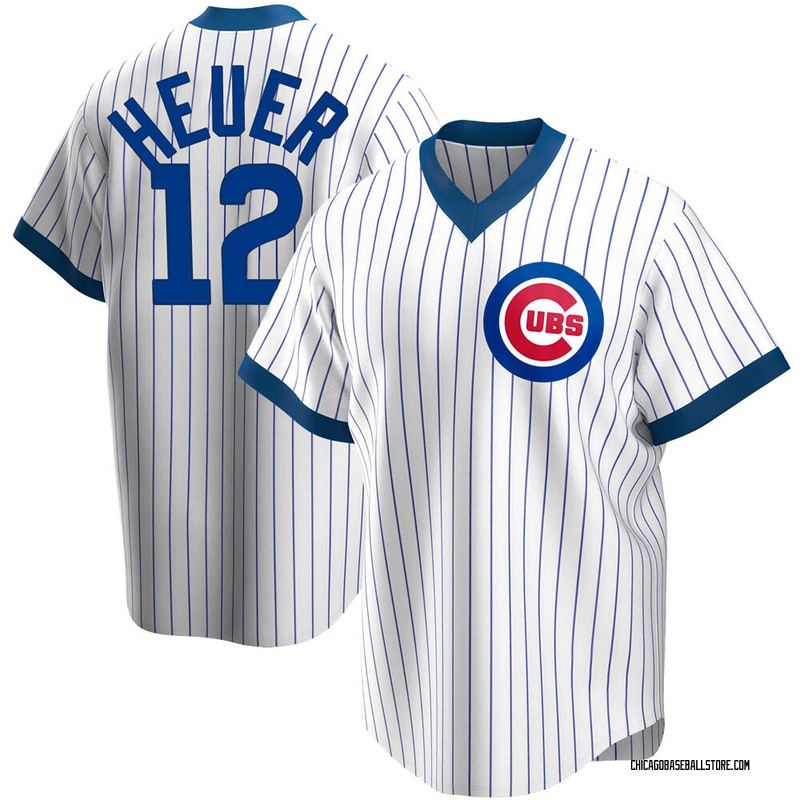 Codi Heuer Men's Chicago Cubs Home Cooperstown Collection Jersey - White  Replica