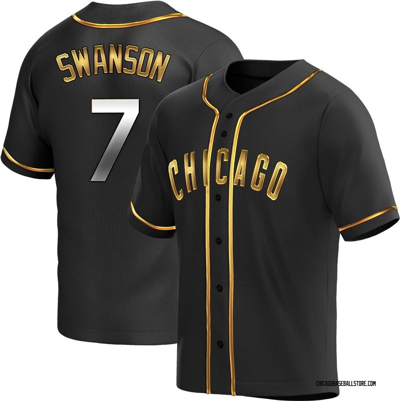 dansby swanson gold jersey