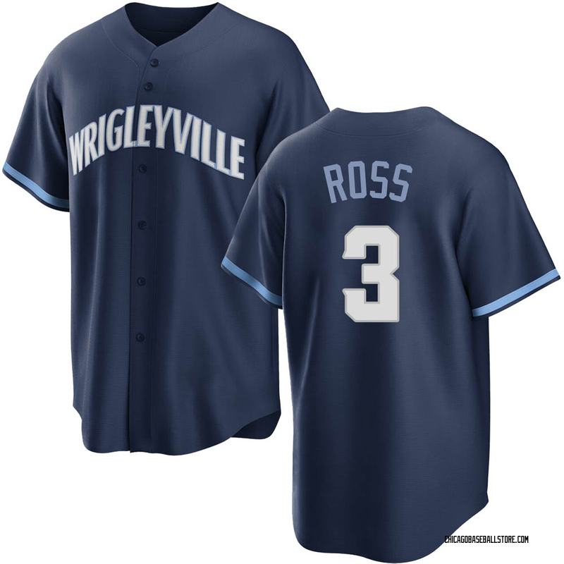 David Ross Men's Chicago Cubs 2021 City Connect Jersey - Navy Replica