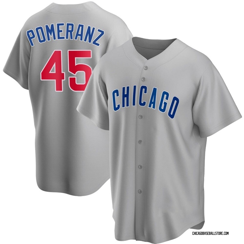 Drew Pomeranz Men's Chicago Cubs Road Jersey - Gray Replica