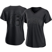 Drew Pomeranz Women's Chicago Cubs Pitch Fashion Jersey - Black Authentic
