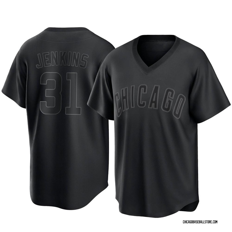 Ferguson Jenkins Youth Chicago Cubs Pitch Fashion Jersey - Black Replica