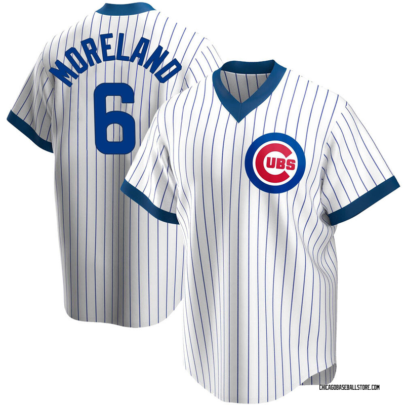 MAJESTIC  KEITH MORELAND Chicago Cubs 1984 Cooperstown Baseball Jersey