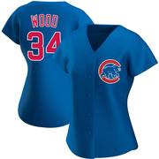 Kerry Wood Women's Chicago Cubs Alternate Jersey - Royal Authentic