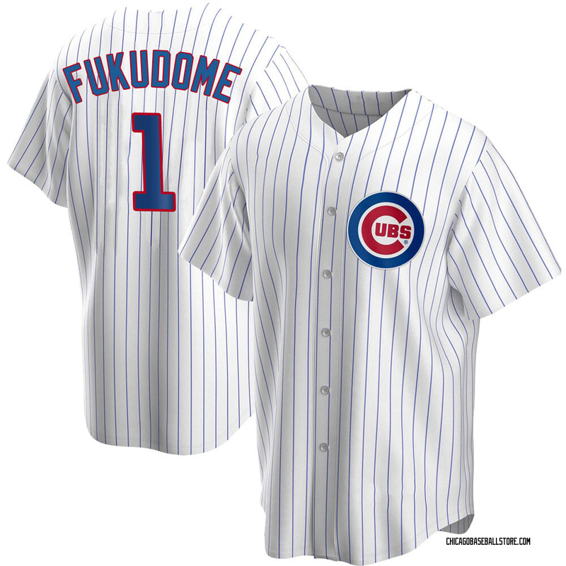 Kosuke Fukudome Youth Chicago Cubs Home Jersey - White Replica