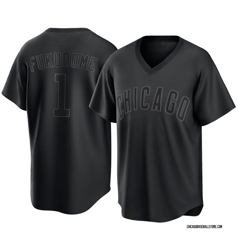 Kosuke Fukudome Youth Chicago Cubs Pitch Fashion Jersey - Black Replica