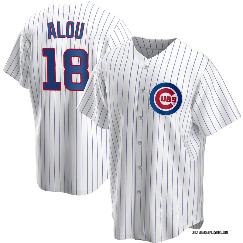 Moises Alou Men's Chicago Cubs Home Jersey - White Replica