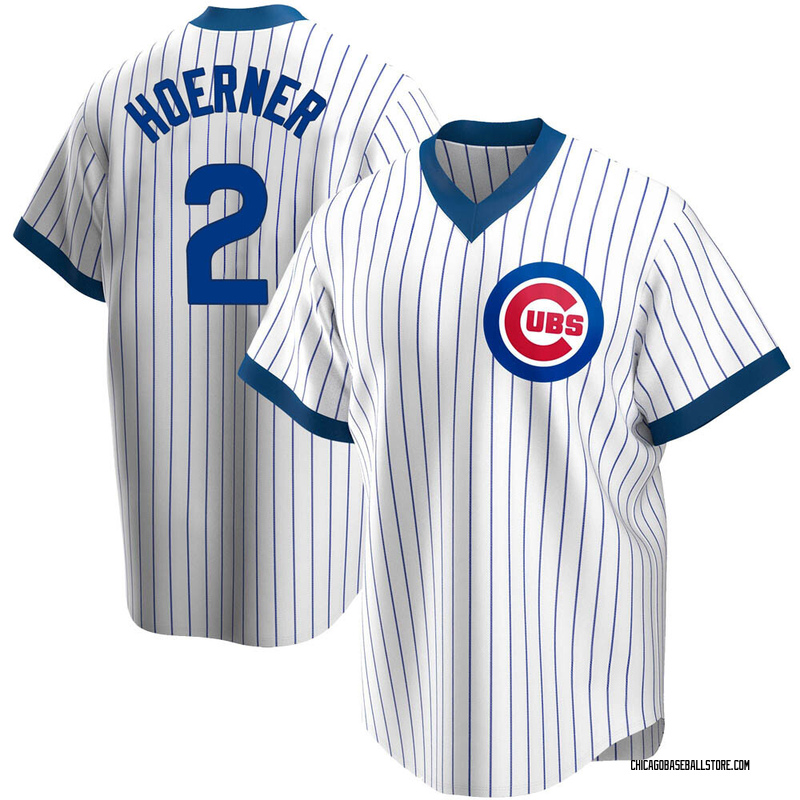 Nico Hoerner Youth Chicago Cubs Home Cooperstown Collection Jersey