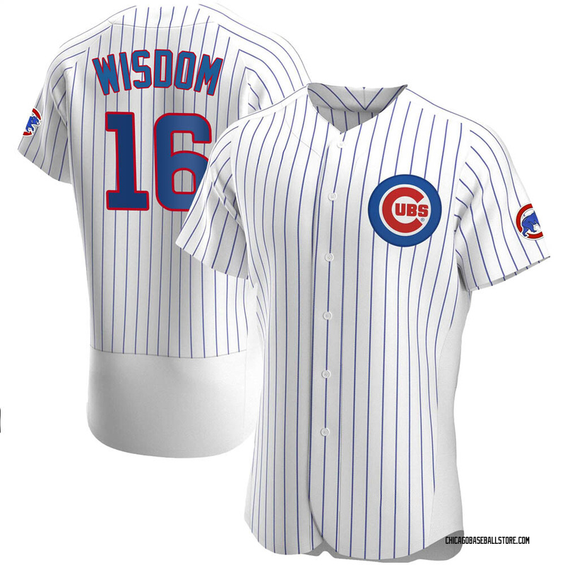 Patrick Wisdom Men's Chicago Cubs Home Jersey - White Authentic