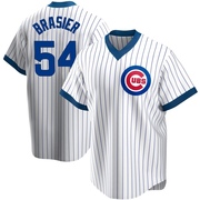 Ryan Brasier Youth Chicago Cubs Home Cooperstown Collection Jersey - White Replica