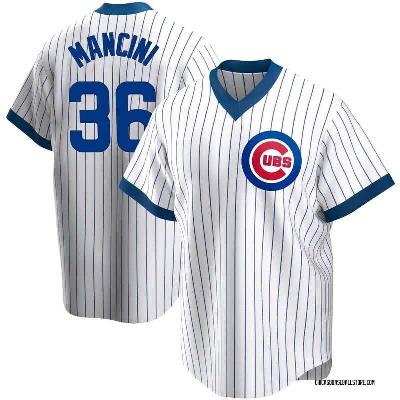 Trey Mancini Men's Chicago Cubs Home Cooperstown Collection Jersey - White  Replica