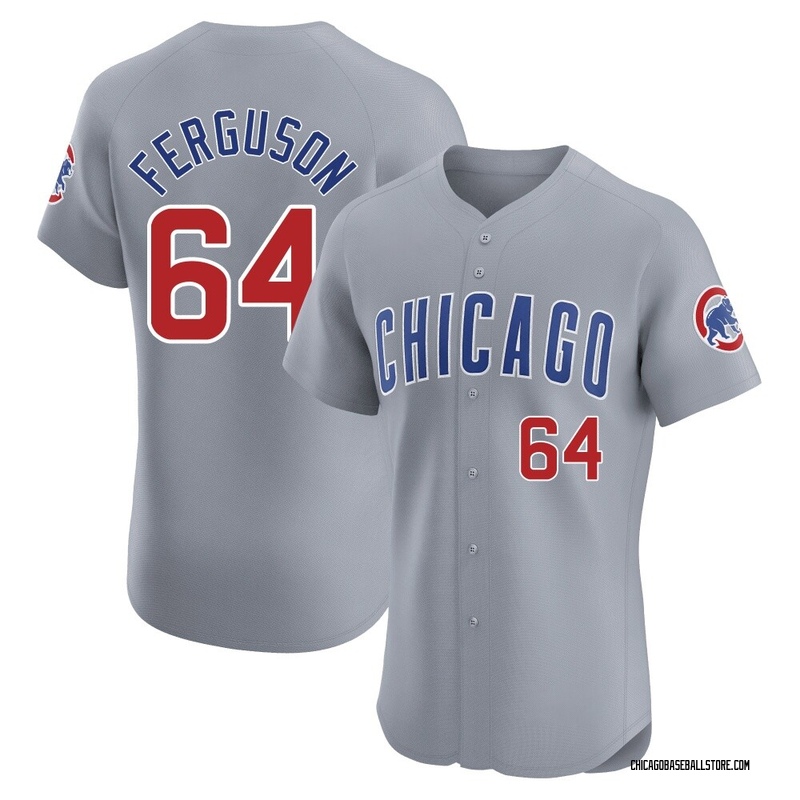 Tyler Ferguson Men's Chicago Cubs Road Jersey - Gray Elite